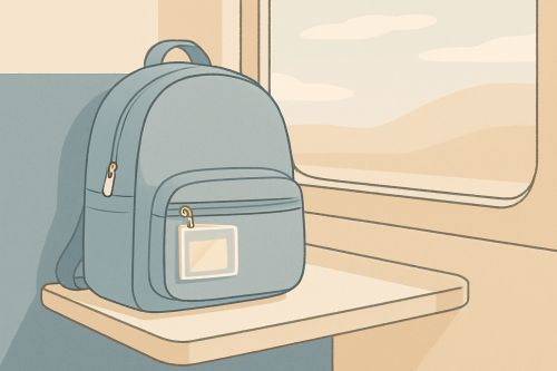 Le contrôleur passe dans le wagon, Ilyes ne répond pas : une carte accrochée à son sac explique pourquoi avant qu’on y voie de la fraude